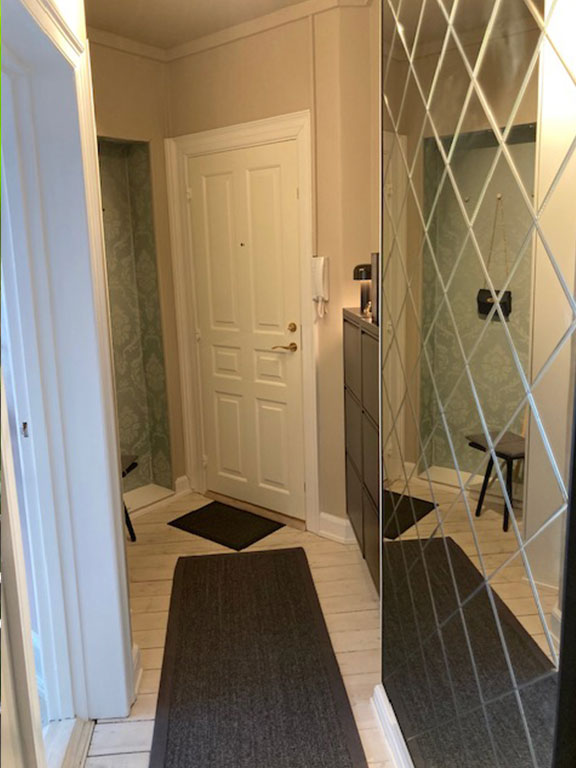 Efter-billede: Entré på Frederiksberg med moderne design – Galleri 