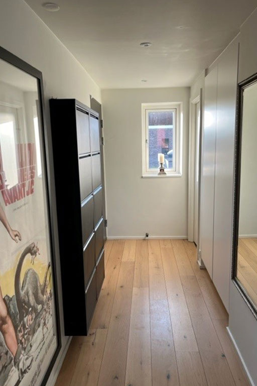 Før-billede af entré i Nordhavn – Galleri af indretningsprojekter.